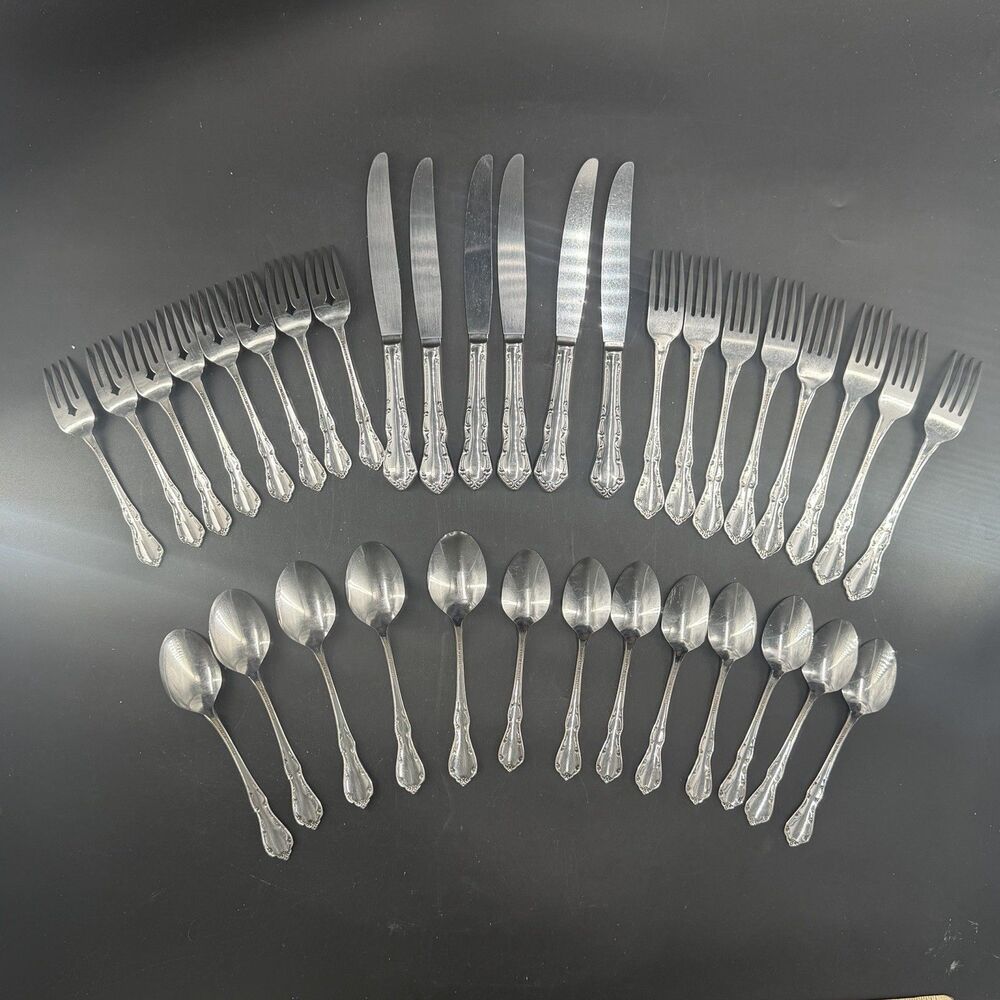 Oneidaware Oneida Chateau Stainless Flatware Silverware Set Lot 35 Replacement
